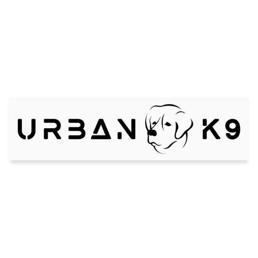 URBAN K9 Sticker - white matte